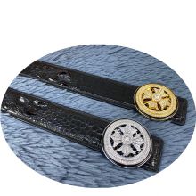 Crocodile Leather Belt Men's Genuine Leather Business Leisure Giant Crocodile All-match High-end Luxury Trendy Fashion Middle-aged and Young Pants Belt