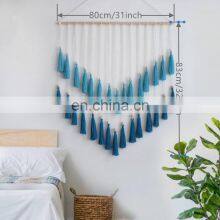 Hot New Large Macrame Backdrop Wall Hanging With Tassels Boho Decor thumbnail-5