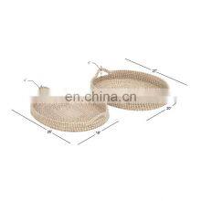 Excellent Quality Seagrass Serving Tray Decor Table Coffee Tray Vietnam Supplier thumbnail-2