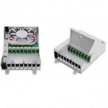 Indoor Wall Mounted 4 Inlet 8 Outlet 2*3mm Drop Cable 8-port Fiber Terminal Box OTB NAP thumbnail-3