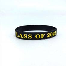 OEM Printed One Color 2025 New Graduation Students Doctoral Cap Commemorative Bracelet in Stock in Seconds Silicone Wristbands thumbnail-6