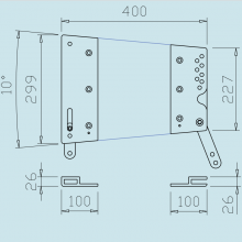 034 Professional Audio 10 Inch Accesorios Para Line Array Flying Kit Hanging Cabinet Rigging Systems Hardware thumbnail-3