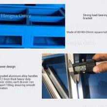 Heavy Gauge Steel Workbench With Lockable Drawers for Automotive Parts Storage Warehouses | Industrial Tool Storage Bench thumbnail-4