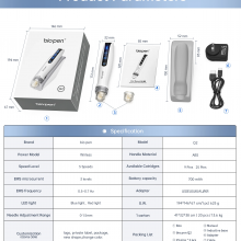 Upgrade New Design Derma Pen Mirco Needle Bio Pen Q2 With LED Light Therapy and Mirco Current Beauty Device thumbnail-5