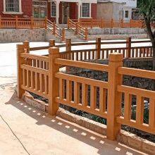 Cement Wood Imitation Guardrails for Rivers and Scenic Areas, Concrete Bark Imitation Railings for Parks, Bark Imitation Fences, and Solid Wood Imitation Enclosures thumbnail-1