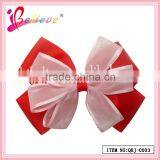 Global Hot Selling Valentine's Day Hair Accessories Factory Wholesale Vintage Hair Bow Clips for Girls (QRJ-0005) thumbnail-4