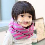 Wholesale New Winter Wool Knitted Striped Circle Loop Kids Infinity Scarf thumbnail-1