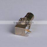 Female Gender BNC Right Angle Pcb Mount rf Connector