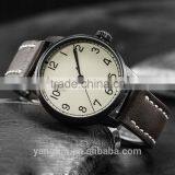 Handsome Geneva Style Vjapan Movt Quartz Stainless Steel Wrist Watch Men