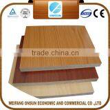 hot sale melamine faced mdf/melamine coated mdf/color mdf board