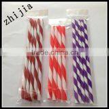 Colorful Plastic Wrapped Striped Straws With Affixed Stopper Quality Choice thumbnail-6