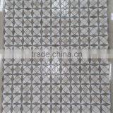 Diamond Pattern Marble Mosaic Tiles ( Athen White+Oak White+Pure White Marble) thumbnail-4