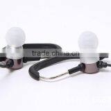 New Hot Sele Metal Bass Headphones With Mic Wired Control Ear-hook Sport Headphone thumbnail-3