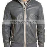 Hero Style Custom Pockets Man Fashion Leather Jacket