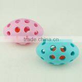 Cyber Dog Rubber Lattice Rugby Ball Pet Toy thumbnail-1