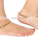 Indian Gold Plated Payal Anklet thumbnail-1