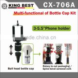 KINGBEST Wine Opener&Wine Bottle Opener / make wine bottle sto/ Multi-functional of Bottle Cap Kit / Phone holder / Plastic cork