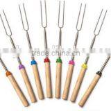 Camping Fork Stainless Steel Roasting Sticks Tool Set thumbnail-3
