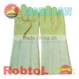 14 " Unlined Safety Welding Gloves (item ID:GVBC)-MARY thumbnail-1