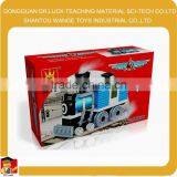 Self-assembly Train Toy Plastic Building Connector Toys thumbnail-1