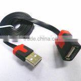 Factory Wholesale Dual Color USB Male to Female Cable