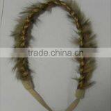 Fashion Synthetic Elastic Braiding Hair,elastic Braid Headband thumbnail-1