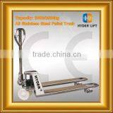 All stainless steel pallet trucks undercarriage used