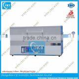 Lab Touch Screen Argon Sintering Vacuum Tube Furnace With Gas Controller and Water Chiller thumbnail-3
