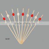 Good Quality Bamboo Colourful Beads Food Picks thumbnail-1