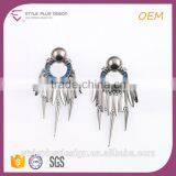 E75316H01 Accept Custome Order Fashion Silver Jewelry Earring Design Wholesale From Mid Night City Collection thumbnail-2