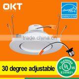 UL Energy Star Approved 5 In. and 6 In. 2700k White Led Recessed Trim Rotatable Downlight thumbnail-4