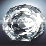 factroy directly sale K9 AAA crystal material Fancy crystal engraved large crystal ashtrays crystal customized ashtray