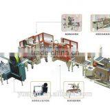 Full-Automatic Packing Lines for Erector,case Packer,sealer,strapper,palletizer and Wrapper