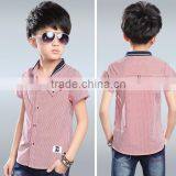 China Manufacturers Fashion Clothes Plain Boys Fashion Dress Top Shirt thumbnail-6