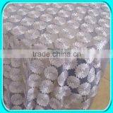 SILVER TAPE EMBROIDERY TABLE CLOTH thumbnail-1