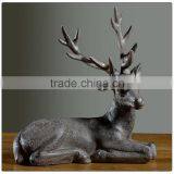 Resin Big Size Deer Decoration in Christmas ,garden Figurine of Polyresin thumbnail-1