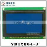12864 Lcd Module Lcd Panel 128X64 With Backlight Blue Yellow-green Gray thumbnail-1