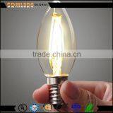 Super High Lumen Edison Led Bulb Light , Led Filament Candle 4w C35