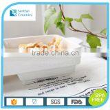 Porcelain Wholesale Rectangle Divided Ramekin Bowl With Handles for Home Use thumbnail-3