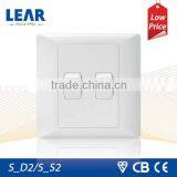 Hot Sale! 2 Gang Switch Similar to mk Electric Switch