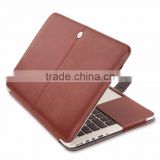 PU Leather Full Body Case for MacBook Pro Retina , For MacBook Pro Retina flip Leather case