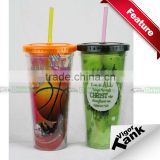 Plastic Water Tumbler Double Wall