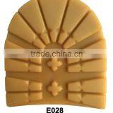 Tick Tooth Shape E028,nature Rubber Half Heel,shoes Repair Material thumbnail-1