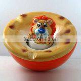 3D Hand-Painted Happy Shap Ceramic Lion Ashtray