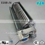 Cross flow fan Heater fan motor Shade pole motorYJ48-16 Air conditioner motor Fan motor UL CUL VDE ROHS CCC CE