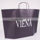 2015 New Design Kraft Paper Bags With Black Twisted Handle With Cheap Price