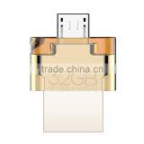 OTG USB Flash Drive, Dual USB Key for Smartphone, Android USB Stick