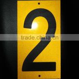 Reflective Numbers Stickers