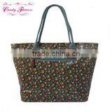 2016 High Quality Floral Canvas Designer Ladies Shoulder Bag thumbnail-5