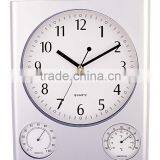 China New Product Weather Station Wall Clocks